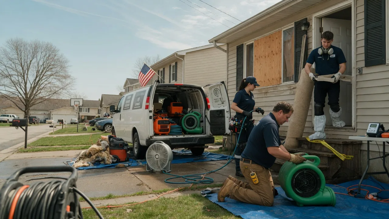 Water Damage Restoration in Nenzel, NE near me